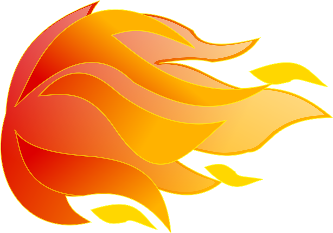 Printable Flames Template