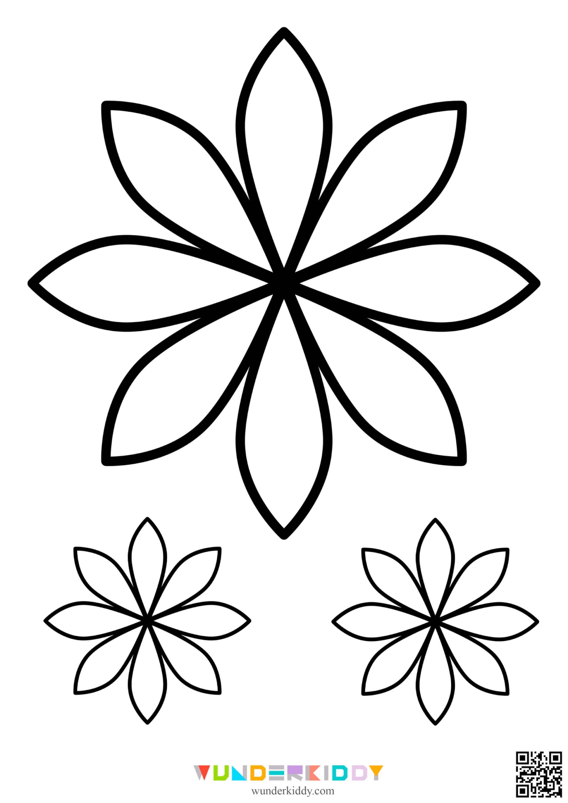 Printable Flower Template Pattern Pdf Printable Free Templates