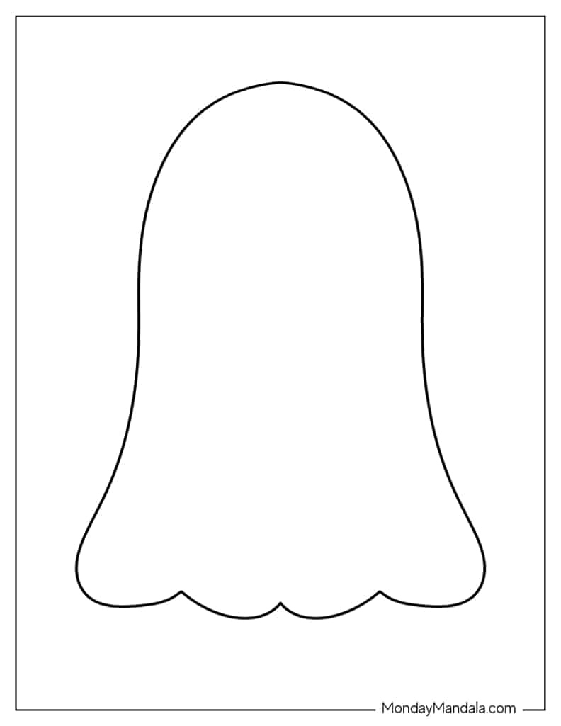Printable Ghost Ball Template Printable Templates