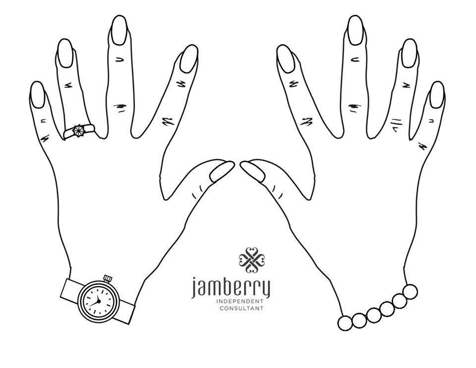 Printable Hand Template With Nails Printable Word Searches