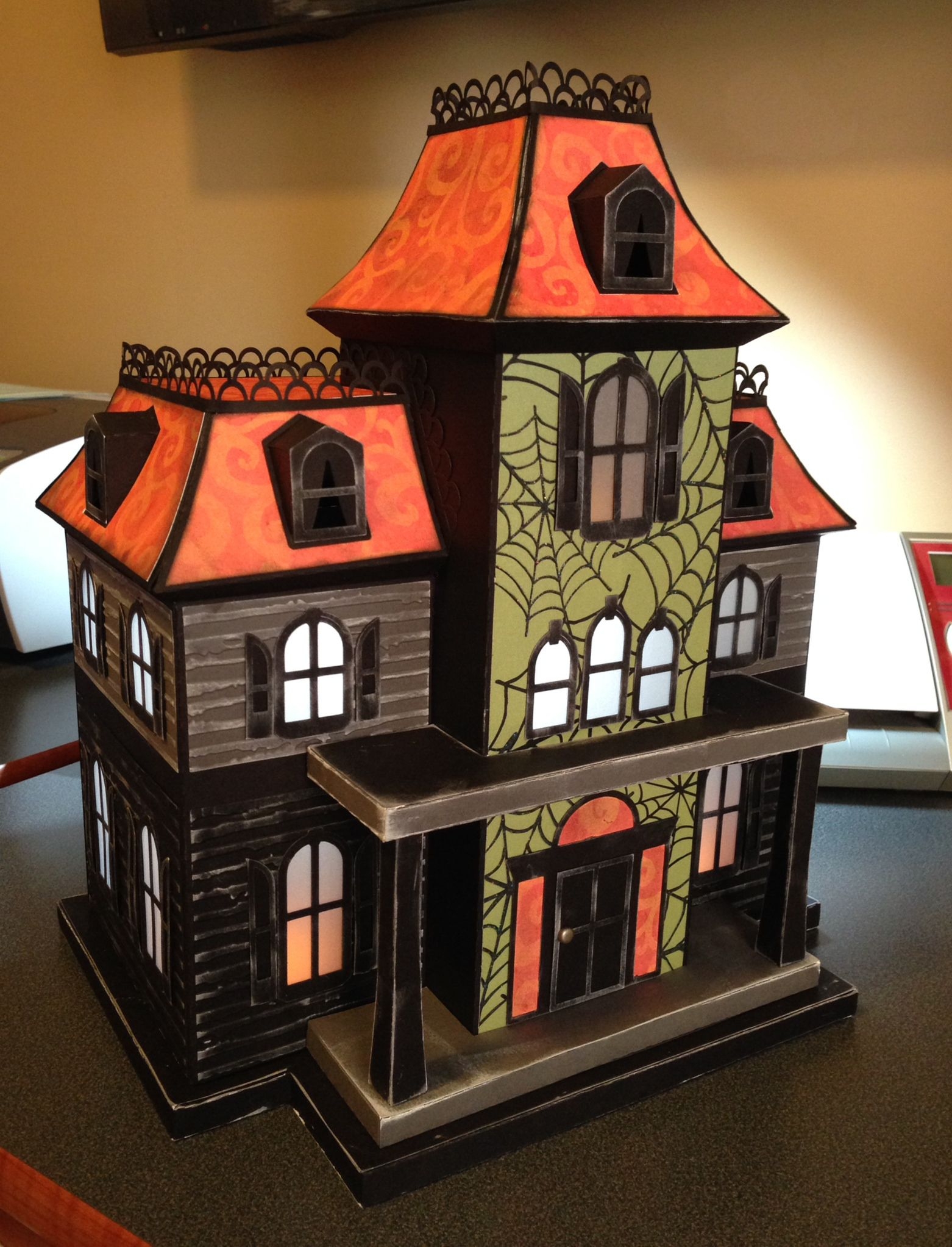 Printable Haunted House Template Dev onallcylinders