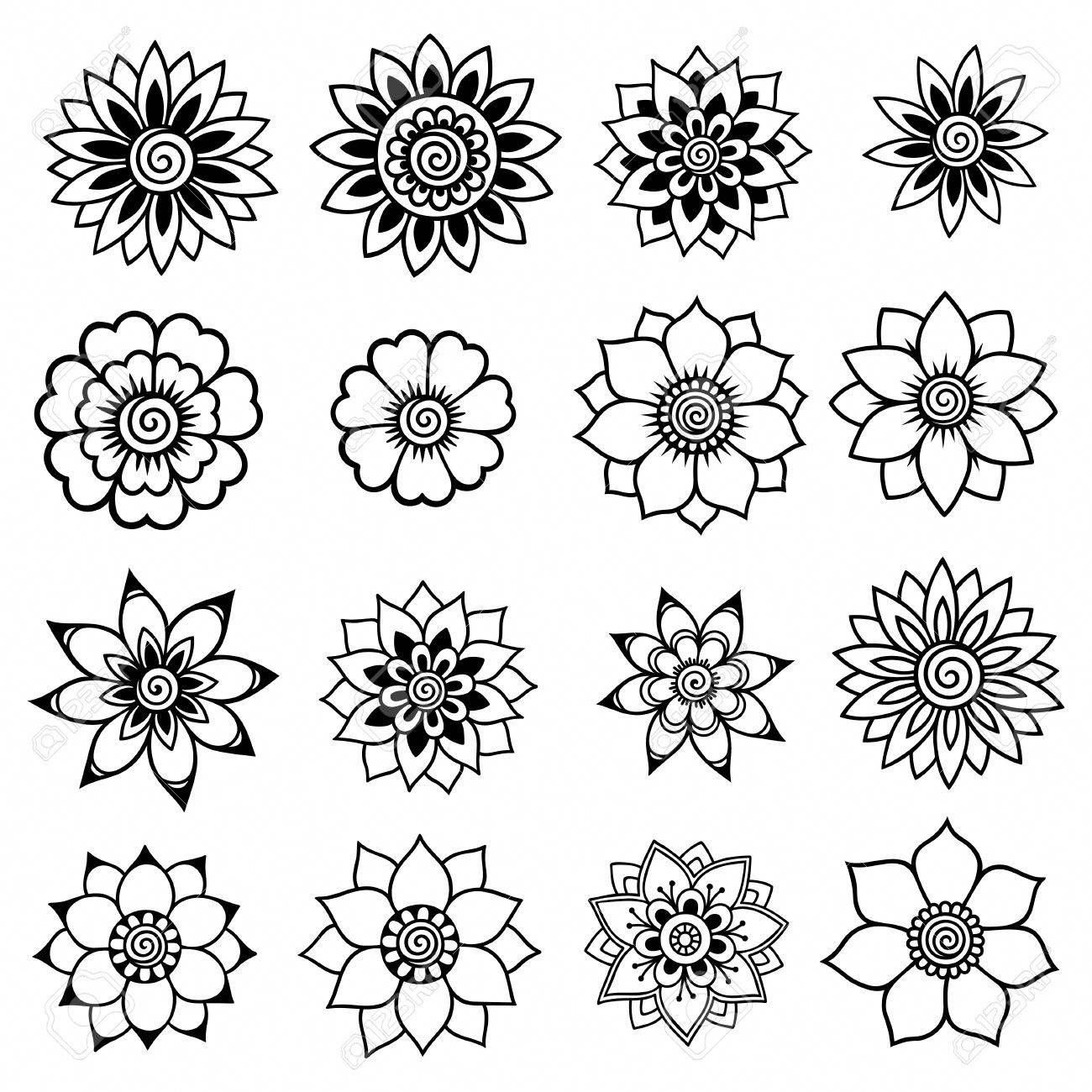 Printable Henna Templates Best Templates Resources