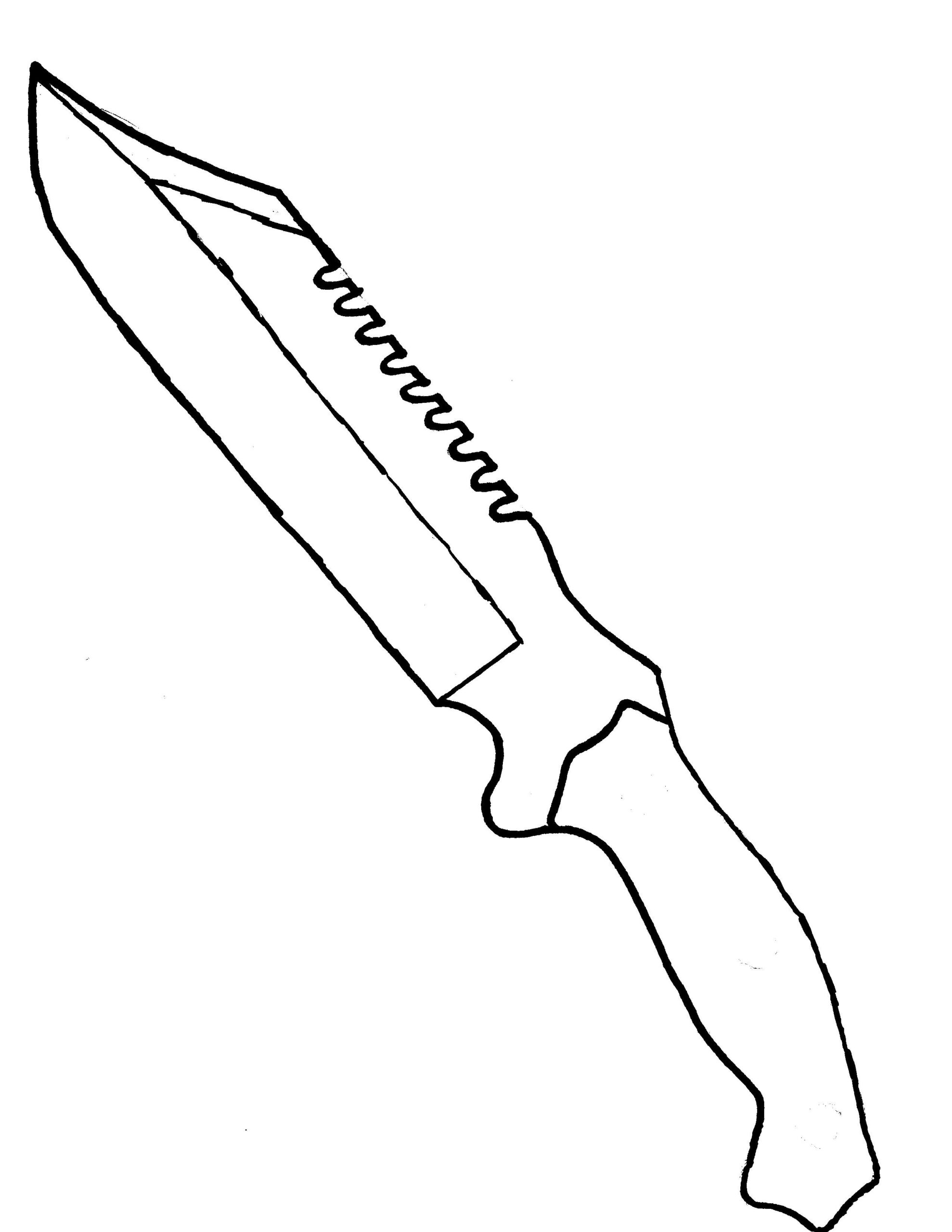 Printable Hunting Knife Designs Templates FREE Printable Online