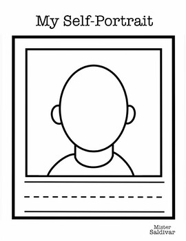 Printable Kindergarten Self Portrait Template
