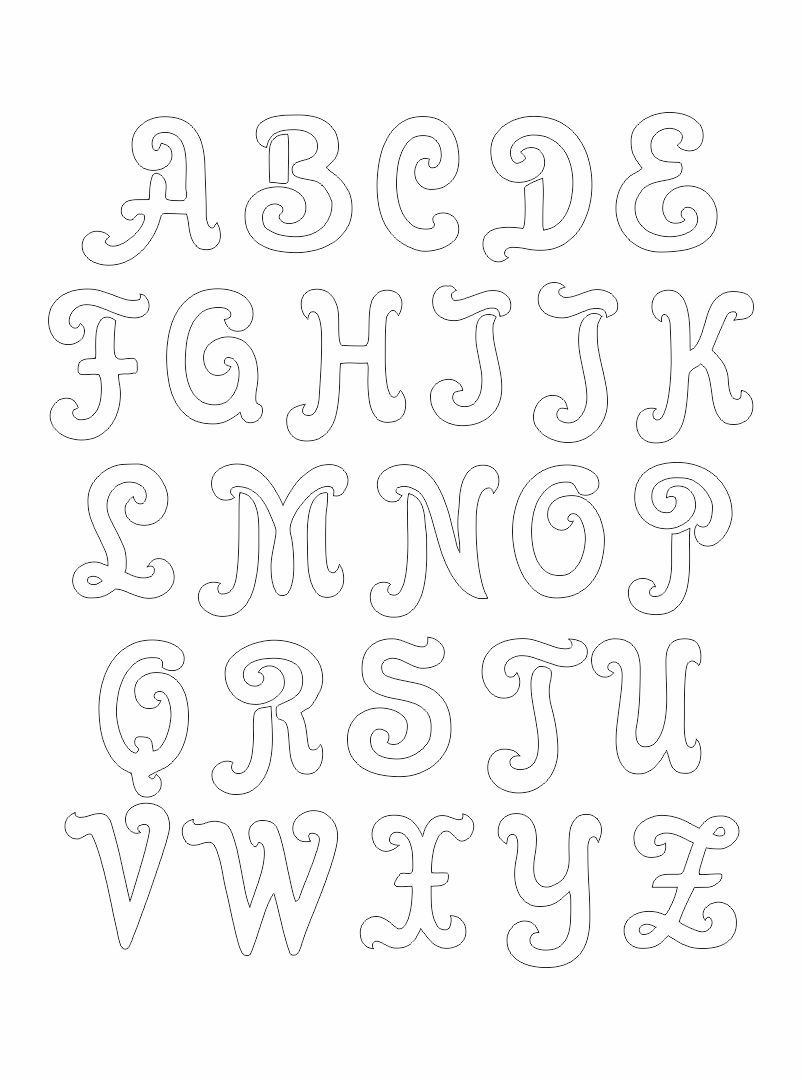 Printable Letter Stencil Templates FREE Printables