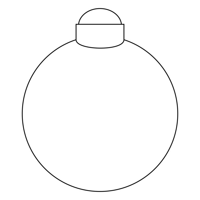 Printable Ornament Template Content Calendar Template
