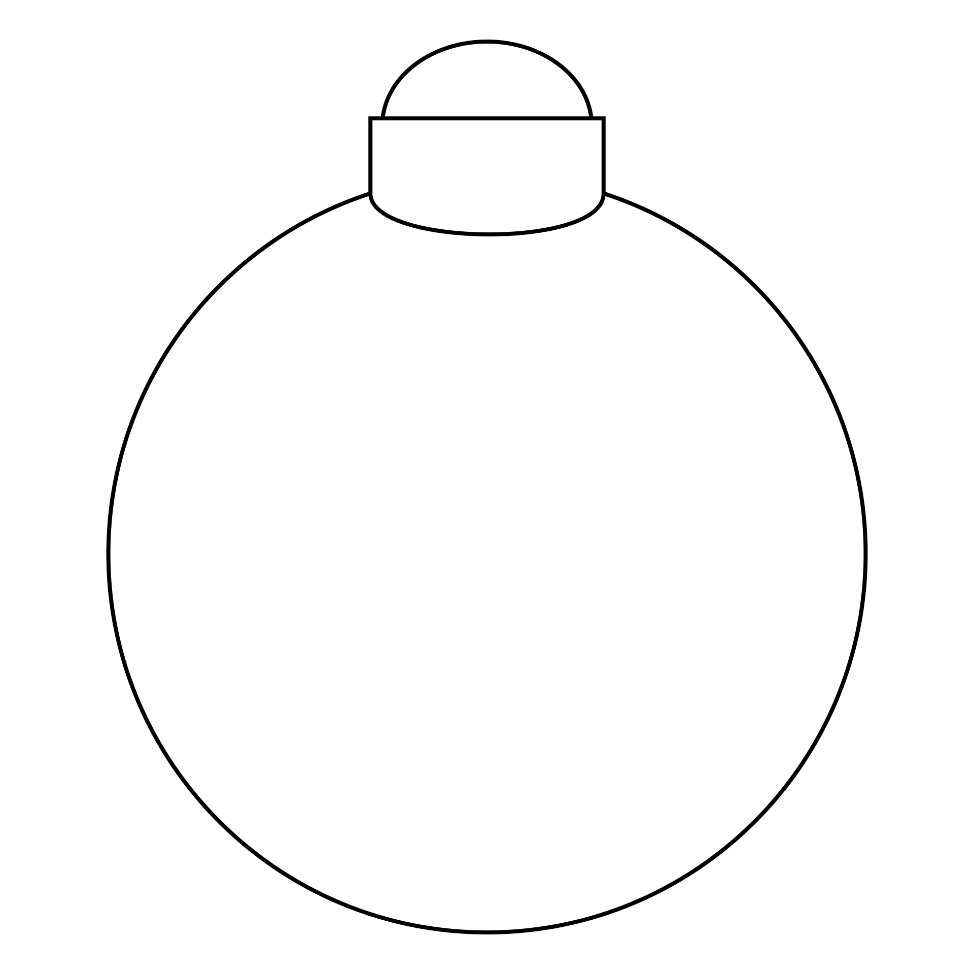 Printable Ornament Template Content Calendar Template