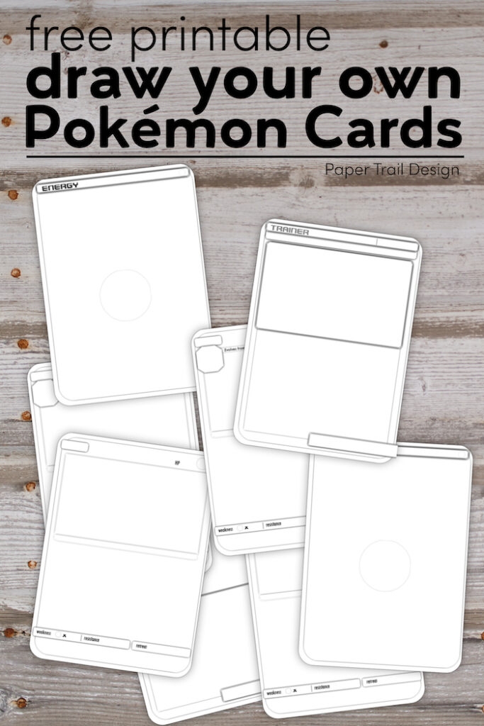 Printable Pokemon Card Template