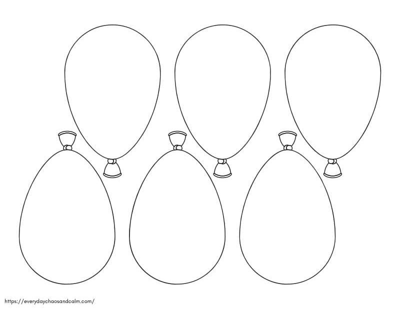 Printable Small Balloon Template 44 OFF Www pinnaxis