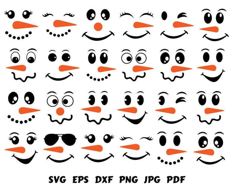 Printable Snowman Face Template Printable Templates Online By Paul 