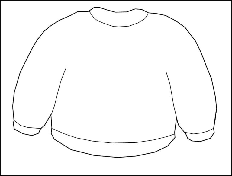 Printable Sweater Template