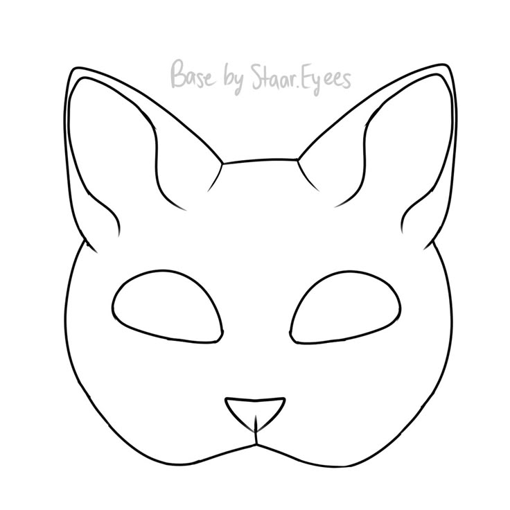 Printable Therian Mask Template Educational Printable Activities