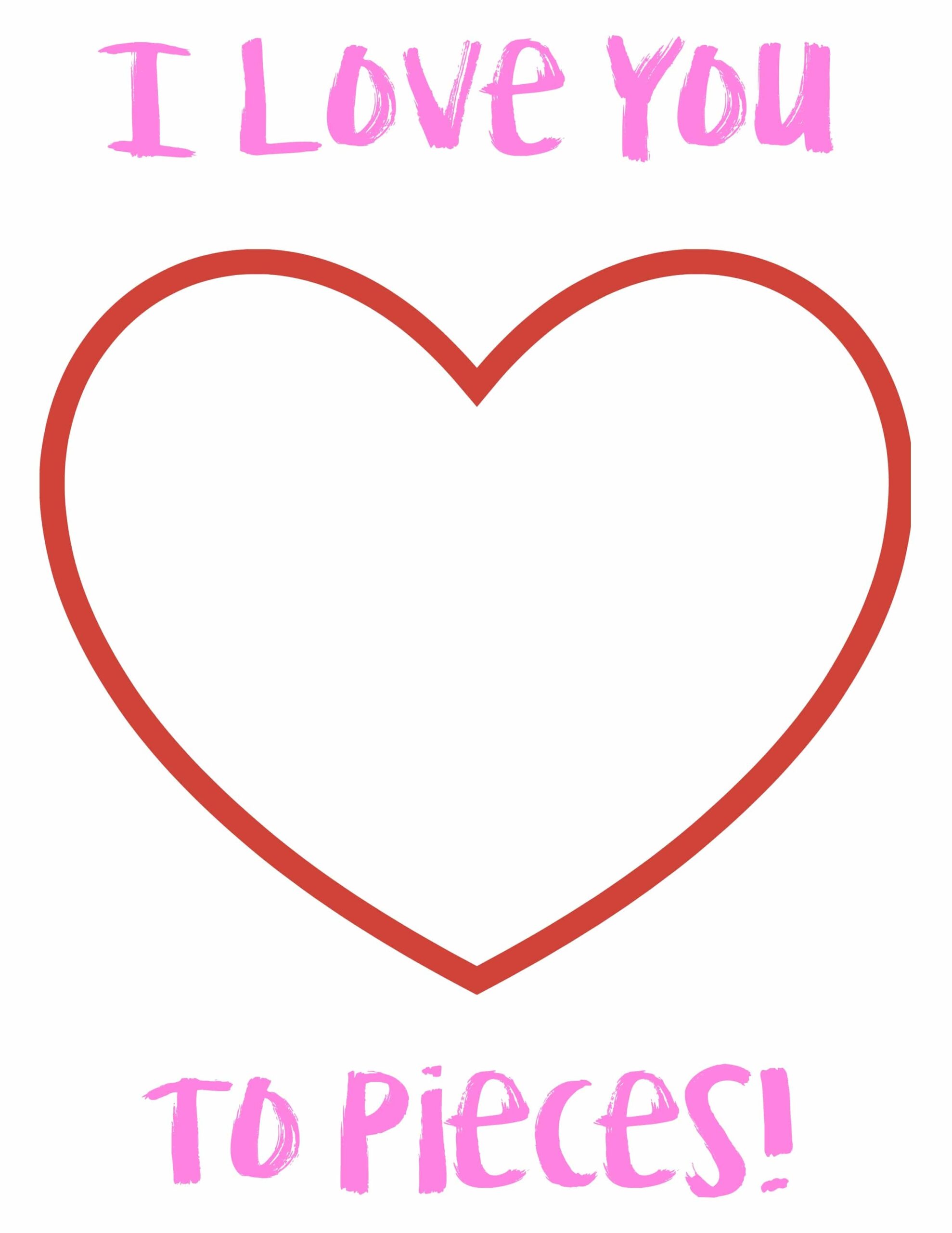 Printable Valentine Craft Templates Dev onallcylinders