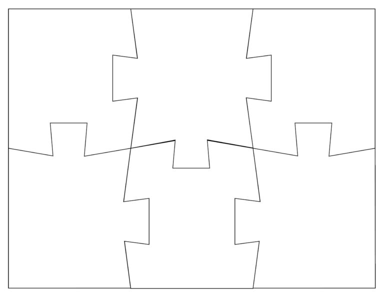 Puzzle Piece Template Printable
