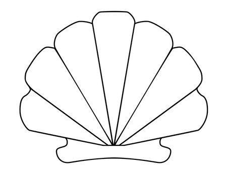 Seashell Template Free Printable