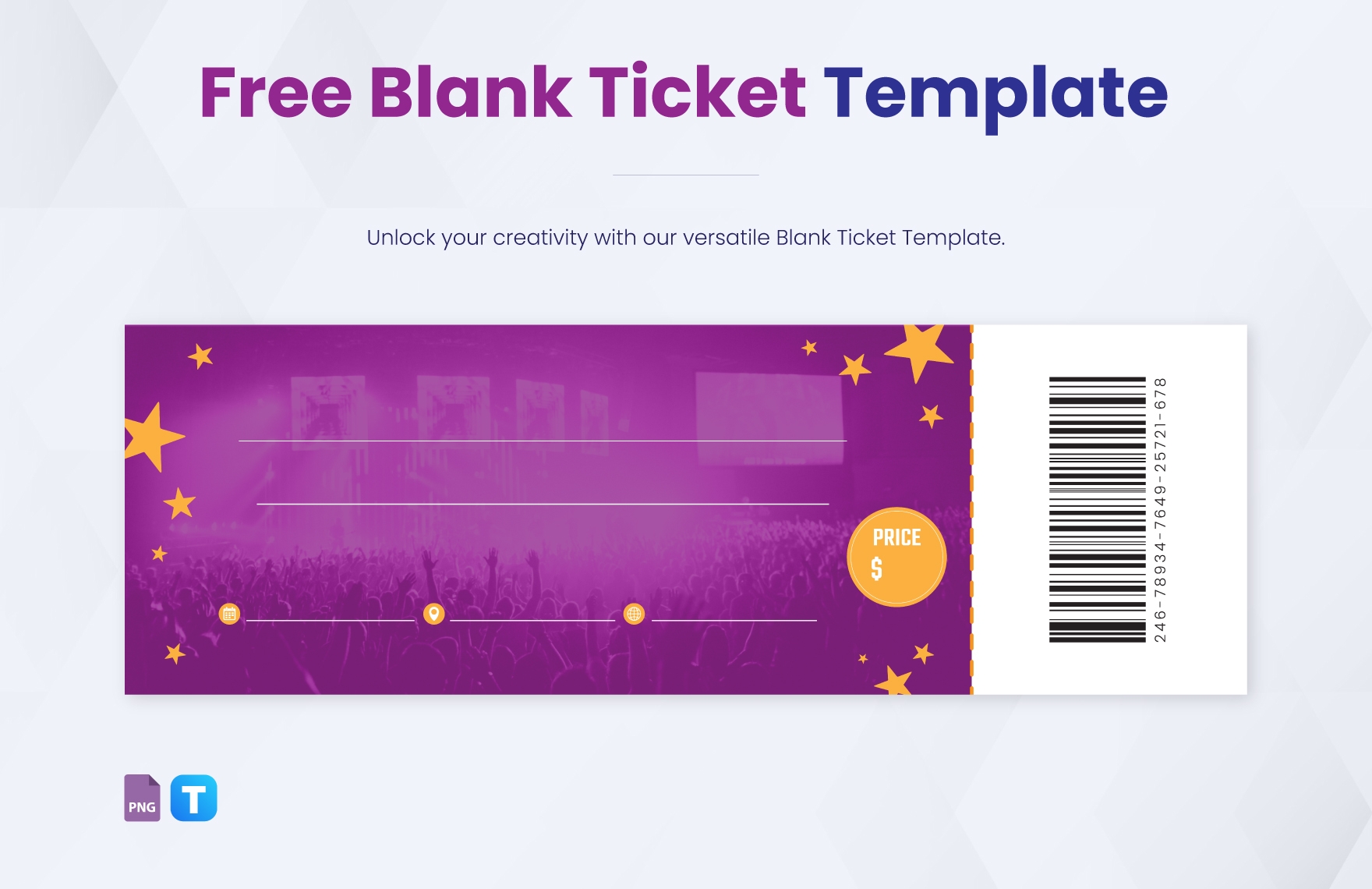 Ticket Word Template In Word Download Template