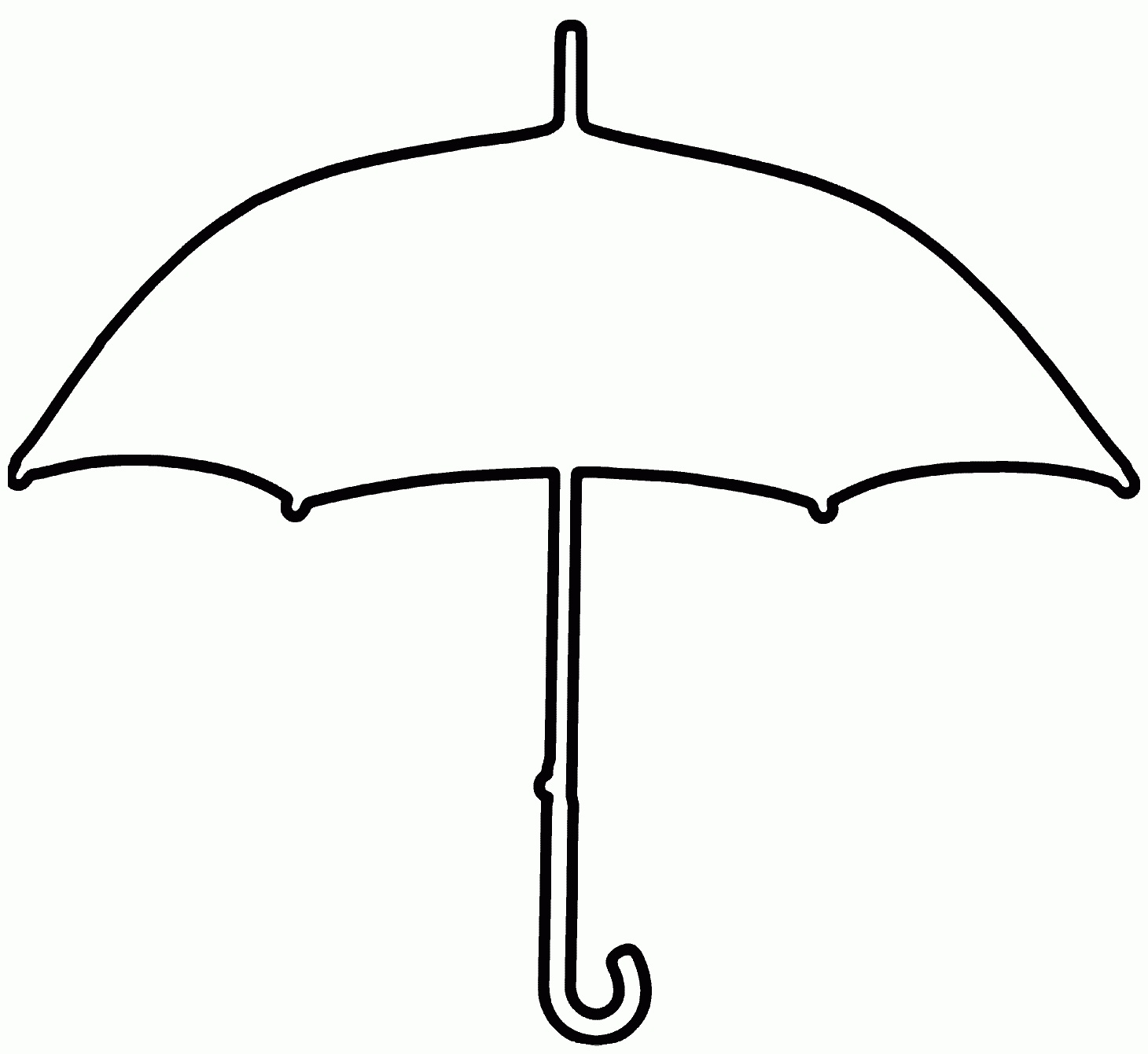 Umbrella Printable Template ClipArt Best