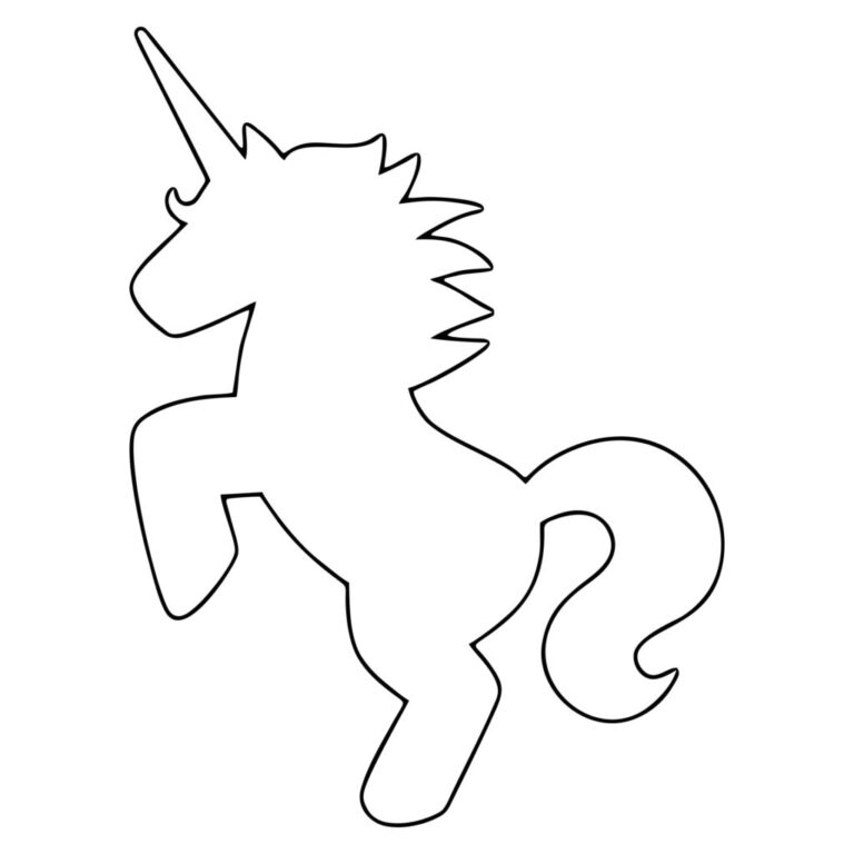 Unicorn Printable Template Fillable Form 2025